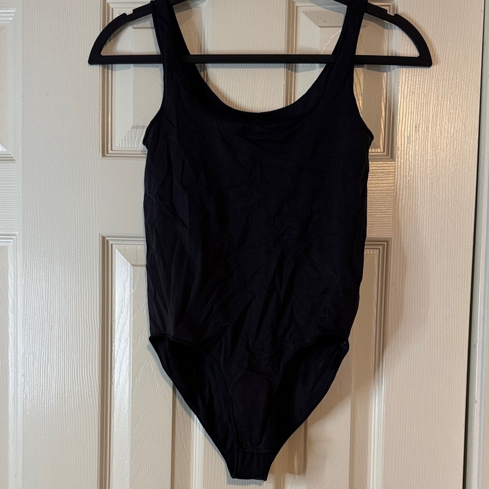 SKIMS Black Bodysuit